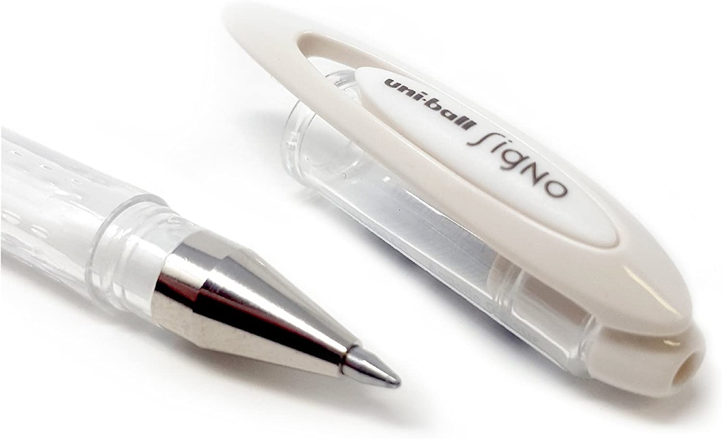 Uniball Signo - Gel Rollerball Pen UM 120AC - Pastel color 0.8 mm - White