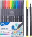 Deli-  Fineliner set  - Long pen - 6 colors