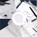Art Paper  - 75 GMs - Tracing Paper, White Trace Paper -  Translucent Clear Paper for Sketching