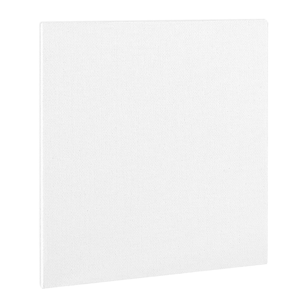 EG - Stretched White Blank Canvas - Primed Cotton - for Acrylics, Oils & Other Painting