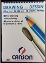 Canson - Drawing Sketch Paper (12 Sheets, White)