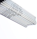 Keep Smiling - set of 12 Round brushes -  White long handle - different sizes ( from 1 to 12)