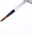 Keep Smiling - set of 12 Round brushes -  White long handle - different sizes ( from 1 to 12)