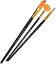Keep Smiling - set of 12 different shapes Brushes -  White long handle - different sizes ( from 1 to 12) (copy)