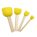 Sponge Art Tools Set Of: 4 Pieces - Yellow