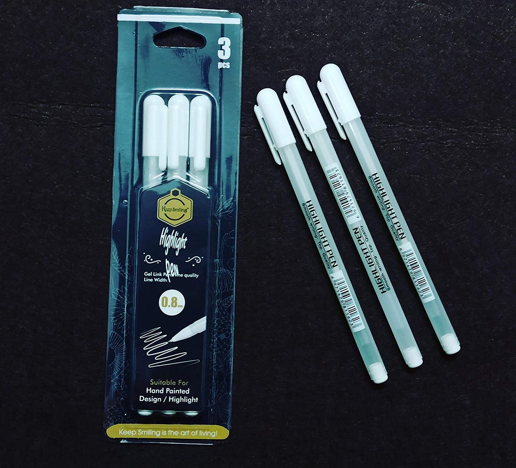 Uniball Signo - Gel Rollerball Pen UM 120AC - Pastel color 0.8 mm - White