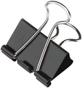Metal - Binder Clips -  Black 19 mm