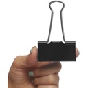 Metal - Binder Clips -  Black 19 mm