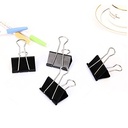 Metal - Binder Clips -  Black 19 mm