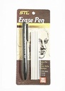 STL - Eraser Pen Mechanical Refillable Erase Pen with 5 Eraser Refills