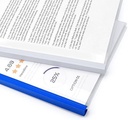 Plastic File Folder 10mm Sliding Bar Report Covers, 30 Sheet Capacity, File Folders Organizer Binder for A4 Size Paper