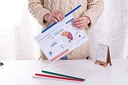 Plastic File Folder 10mm Sliding Bar Report Covers, 30 Sheet Capacity, File Folders Organizer Binder for A4 Size Paper