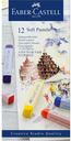 Faber Castell - Creative Studio Soft Pastel Full Length Sticks - 12 Vivid Colors 