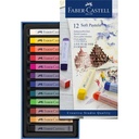 Faber Castell - Creative Studio Soft Pastel Full Length Sticks - 12 Vivid Colors 