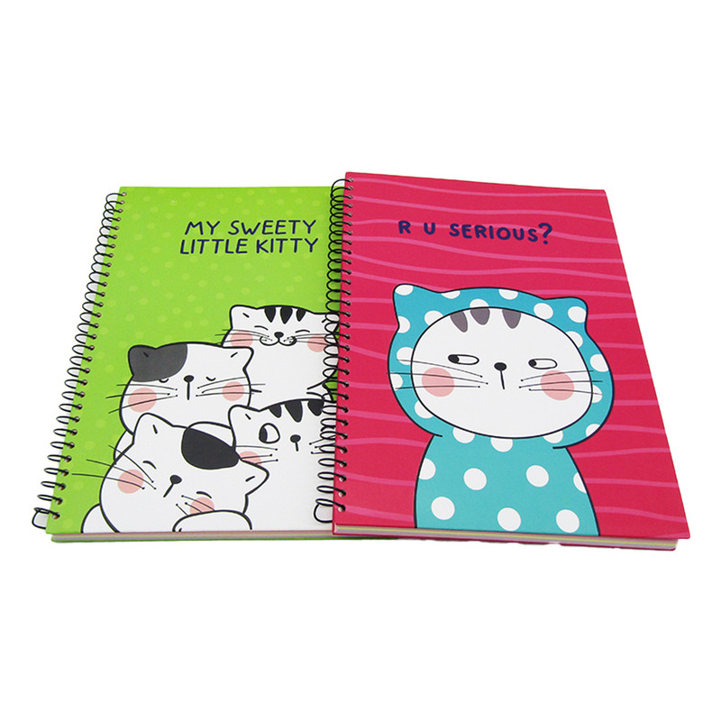 Notebook - Yassin - My sweet kitty , 4 Subjects 120 sheets - size  26 x 19 CM - paper 70 gm
