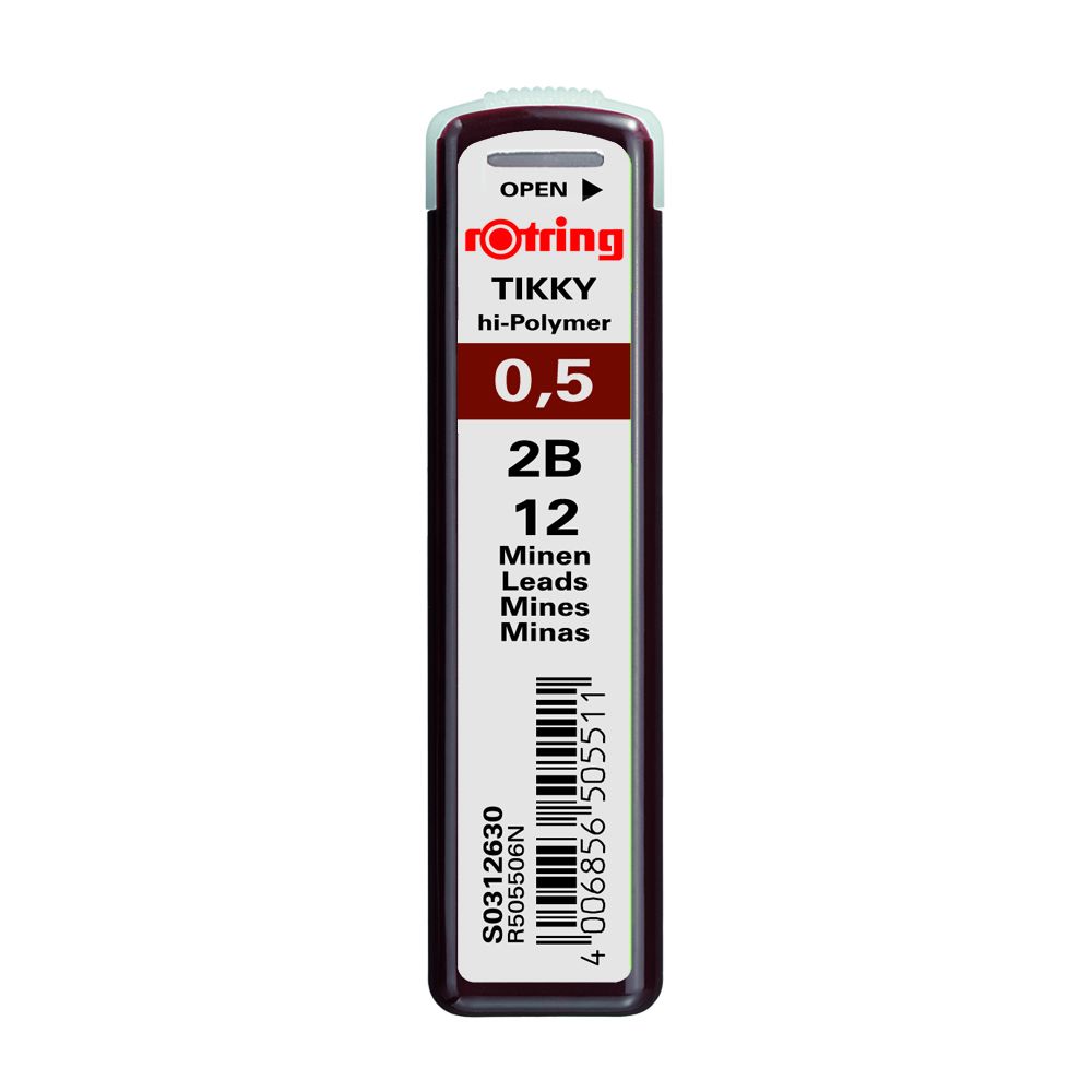 rOtring - Mechanical Pencil Graphite Leads - 0.5