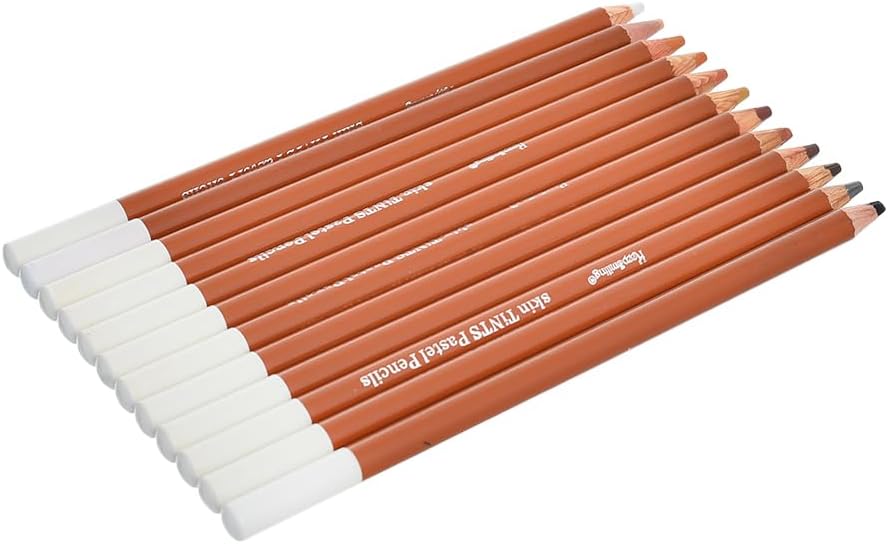 Keep smiling - soft pastel set pencils - skin tints