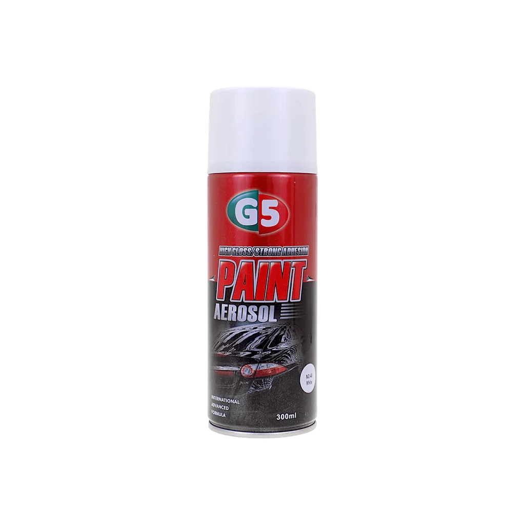 G5 paint spray high gloss, strong adhesive, aerosol 300 mg