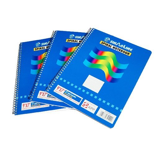 Block Note Book - Spiral Wire - size 17.8 × 22.3 cm - 60 gm - 50 sheet
