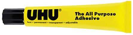 UHU All Purpose Adhesive Clear Glue 20 ml Tube