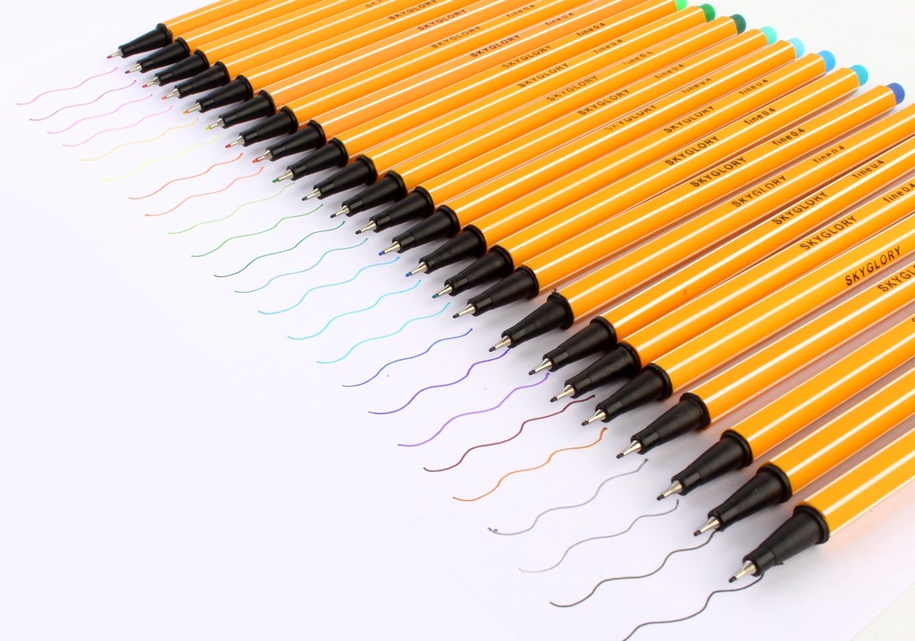 Fineliner Heonalxag 0.4mm Fine Point Drawing- from skyglory - Brown color