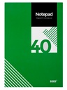 Block notebook - 40 sheet 19.5 × 13.5 cm from sasco