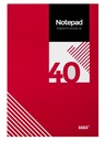 Block notebook - 40 sheet 19.5 × 13.5 cm from sasco