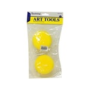 Sponge Art Tools Set Of 4 Pieces - Yellow