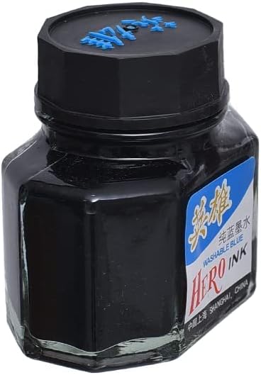 Hero Washable Blue Ink For Fountain Pen - Blue