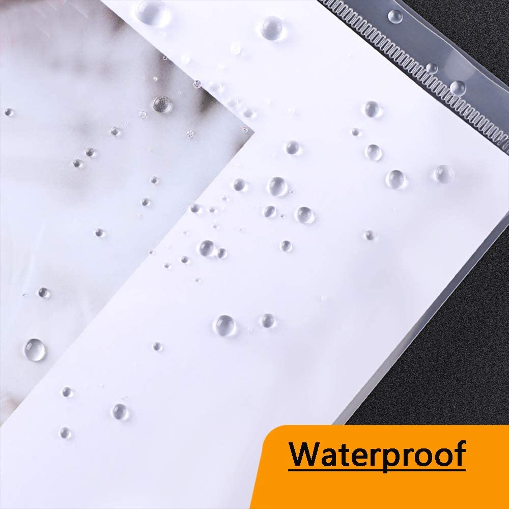 Plastic Wallets Folder - Waterproof paper holder - with snap button - 1/4 Sheet