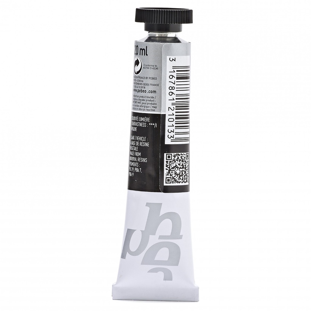 Pebeo Extra-Fine - Black lake 13  Gouache 20 ml. T7 Series 