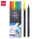 Deli-  Fineliner set  - Long pen - 6 colors