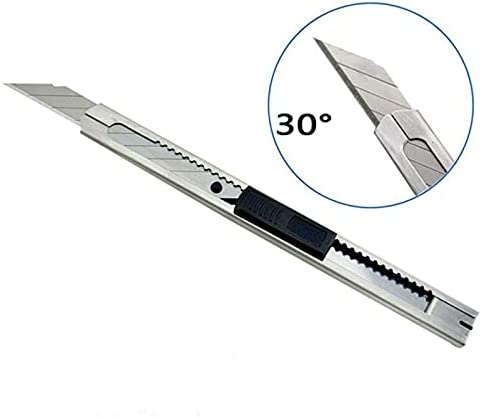 Cutter - Utility Knife Retractable, Compact, Extended Use for Office, Home, Craft Arts, Hobby - (HX-16)