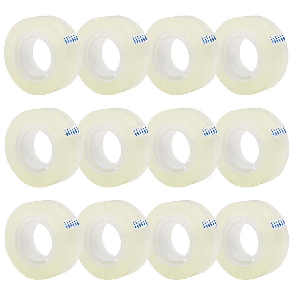 Transparent Tape Refills, Clear Tape, All-Purpose Transparent Glossy Tape
