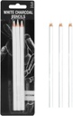 White Charcoal Pencil 3 pieces set for Sketch Drawing Pencils Professional Sketching