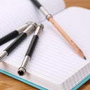 CN - Stainless Steel - Dual Head Pencil Extender Holder - Stationery Accessories