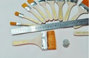 Smart - Set of 4 Paint Brushes -  Wooden Short handle - Different Sizes