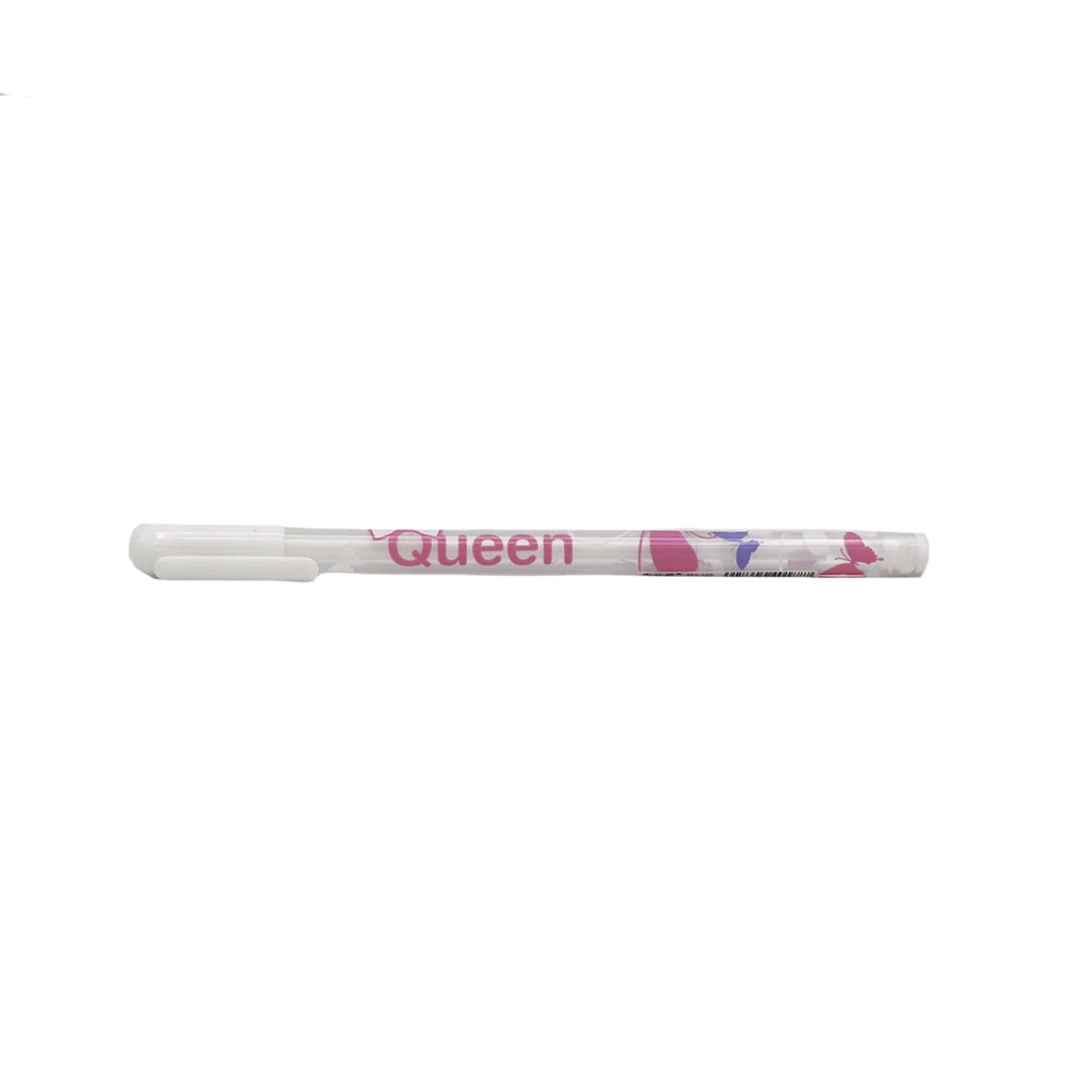 White Gel pen from queen - liquid