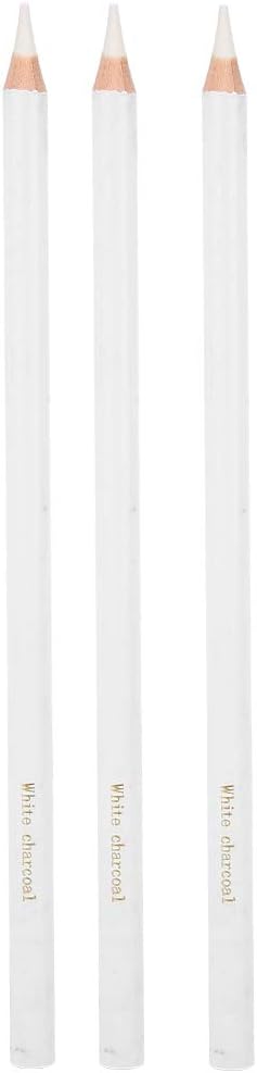 White Medium Charcoal pencil - soft charcoal - from Bianco 