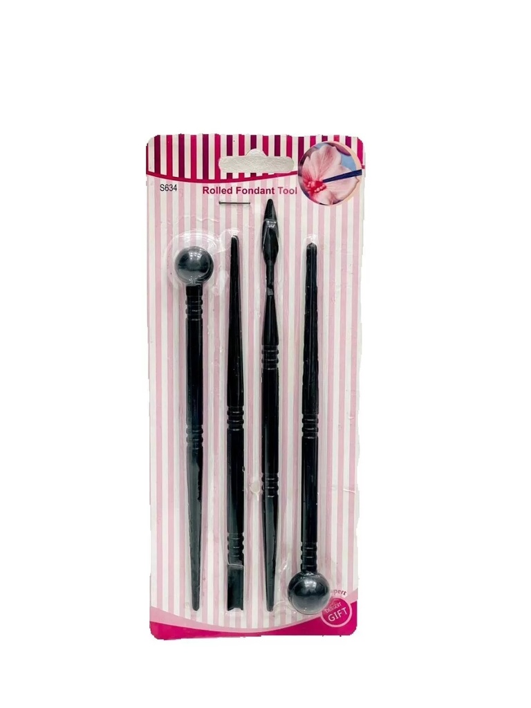 Clay Tools, 4-Piece DIY Polymer Carving Set Clay Kit Pottery Modeling for Carving, Styling, Embossing, Suitable for Children Adults