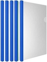 A4 Plastic File Folder 20 mm Sliding Bar Report Covers, 50 Sheet Capacity, File Folders Organizer Binder for A4 Size Paper