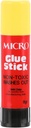 Micro High Quality Transparent Glue Stick 8g Pack of 3 Pieces Suitable For Home, School, Or Educational Centers - Multi Colour