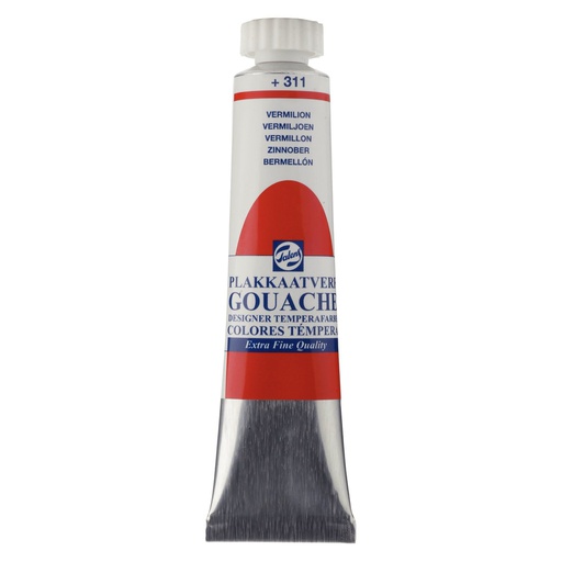 Talens - Gouache -Tube 20 ml Vermilion 311