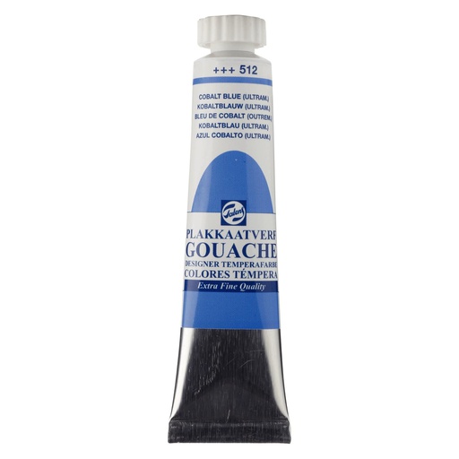 Talens - Gouache -Tube 20 ml Cobalt Blue (Ultramarine) 512