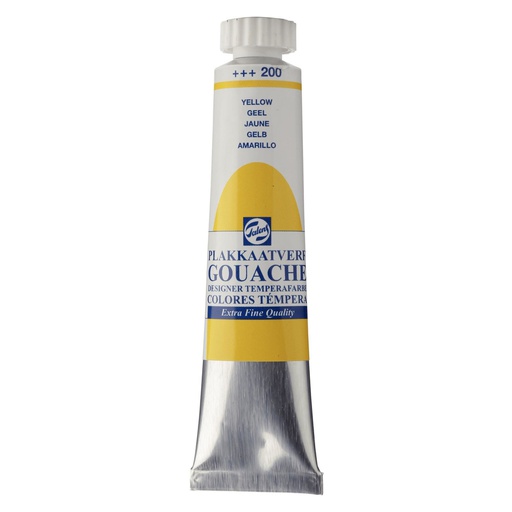 Talens - Gouache - Tube 20 ml Yellow 200