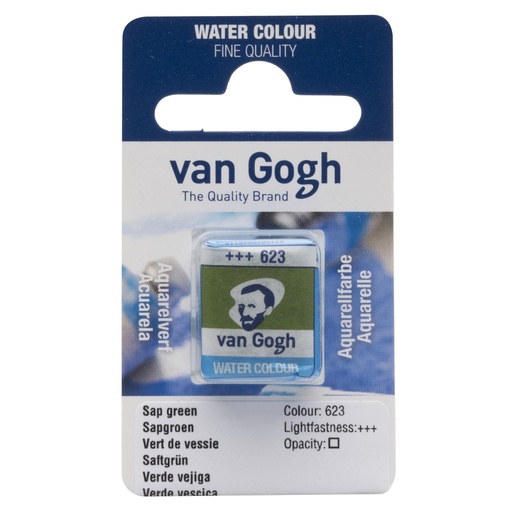 Talens - Van Gogh - Water color Pan, Sap Green 623