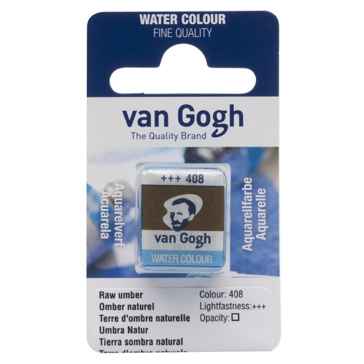 Talens - Van Gogh - Water color Pan, Raw Umber 408