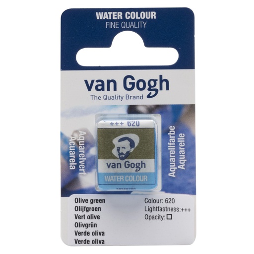 Talens - Van Gogh - Water color Pan, Olive Green 620