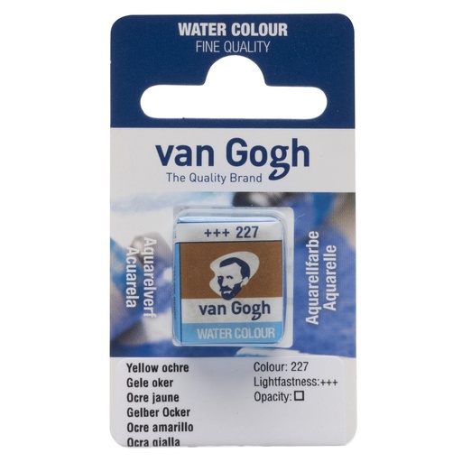Talens - Van Gogh - Water color Pan, Yellow Ochre 227