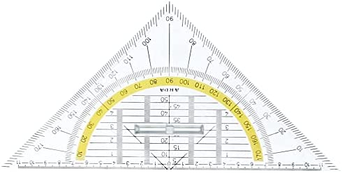CN 4116 - Aristotle, 11 cm , Aristo Triangle - Small Transparent